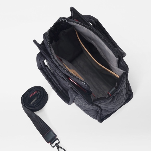 MZ Wallace Black Mini Box Tote/crossbody bag - Picture 3 of 14